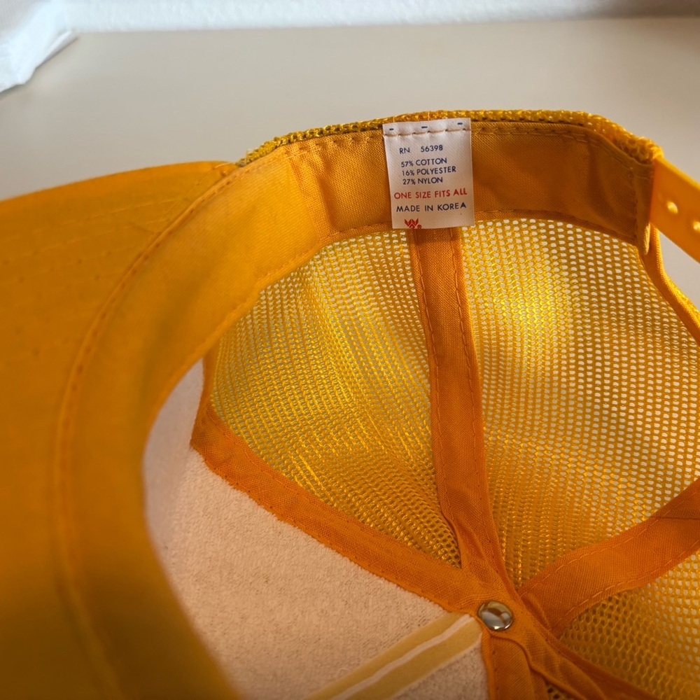 West Virginia Patch Trucker Hat - Yellow and White - Picture 3 of 4